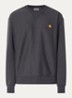 American Script sweater met logoborduring - Antraciet