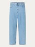 Brandon high waist wide leg jeans met steekzakken - Lichtblauw