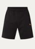 Chase straight fit korte joggingbroek met steekzakken - Zwart