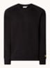 Chase sweater met logo - Zwart