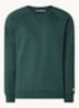 Chase sweater met logo - Donkergroen