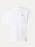 Chase T-shirt met logoborduring - Wit
