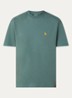 Chase T-shirt met logoborduring - Donkergroen