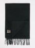 Clan sjaal van wol 180 x 30 cm - Antraciet