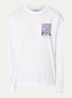 Emerge longsleeve met print - Wit