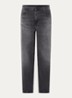Landon tapered jeans met gekleurde wassing - Antraciet