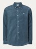 Madison regular fit overhemd van corduroy - Petrol