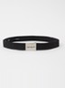 Riem met logo - Zwart