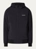 Sail windjack met capuchon en fleece voering - Zwart
