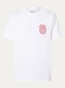 Spirals T-shirt met print - Wit