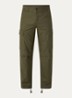 Tapered fit cargobroek met opgestikte zakken - Bruin