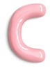 Letter C hanger 10 cm - Zalmroze