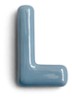 Letter L hanger 10 cm - Grijs