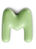 Letter M hanger 10 cm - Mint