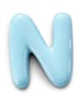 Letter N hanger 10 cm - Lichtblauw