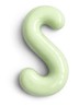 Letter S hanger 10 cm - Mint