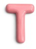 Letter T hanger 10 cm - Zalmroze