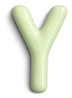 Letter Y hanger 10 cm - Mint