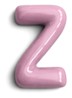 Letter Z hanger 10 cm - Lavendel