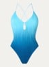 Badpak met gekruiste banden  - Blauw