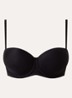 Balconette bh met mesh - Zwart