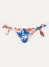 Bikinislip met print - Royalblauw