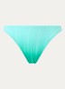 Bikinislip met structuur - Turquoise