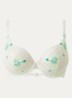 Daydream beugel bh van mesh met overlay van kant - Gebroken wit