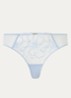 Fleurs tanga van kant - Lichtblauw