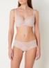 Floral Touch beugel bh met kant - Oudroze