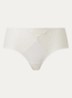 Floral Touch shorty met kant - Wit
