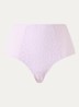 High waisted slip met kant - Lichtpaars