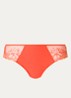 Hipster met kant en mesh - Rood