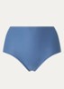 One-size-fits-all high waisted naadloze slip - Blauw