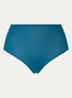 One-size-fits-all high waisted naadloze slip - Petrol