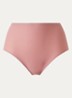 One-size-fits-all high waisted naadloze slip - Koraalroze