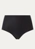 One-size-fits-all high waisted naadloze slip - Zwart
