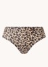 One-size-fits-all naadloze hipster met print - Beige