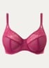 Origins beugel bh van kant - Fuchsia