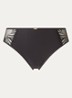 Slip met borduring - Zwart