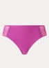 Slip met borduring - Fuchsia