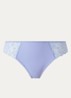 Slip van mesh met flockprint - Lavendel