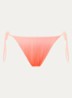 Tanga bikinislip met structuur - Oranje