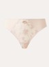 Tanga met kant - Lichtroze