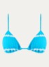 Triangel bikinitop met uitneembare vulling - Blauw