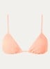 Triangel bikinitop met uitneembare vulling - Abrikoos