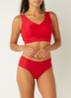 Voorgevormde bralette - Rood