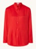 Ciparis blouse van satijn - Rood