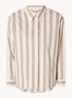 Citarina blouse met streepprint  - Zand