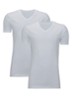 2-pack T-shirts met V-hals - Wit